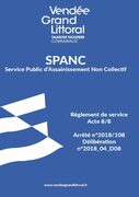 règlement de service SPANC Vendée Grand Littoral 2021
